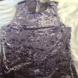 Velvet top